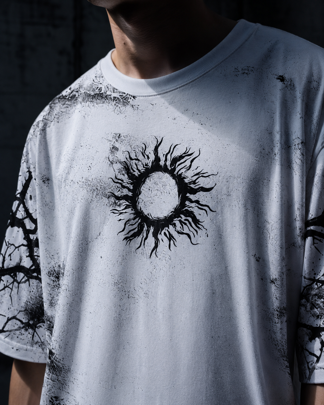 "Eclipsed Martyr" - Oversized T-Shirt (230GSM)
