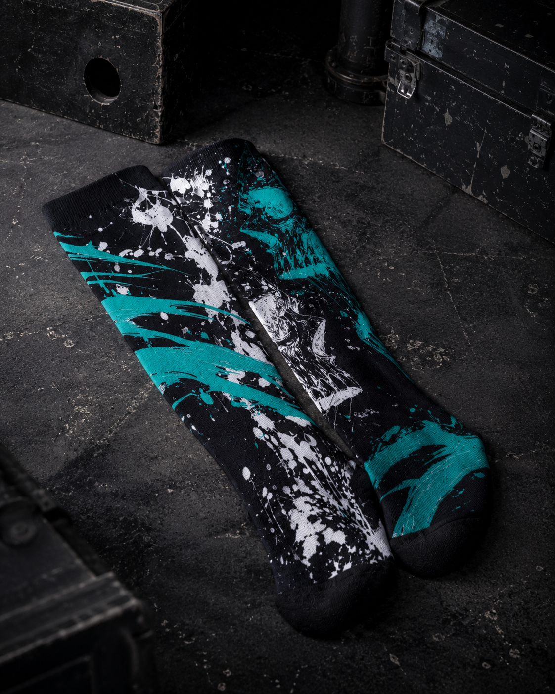 "DEAD FREQUENCY" Long Socks