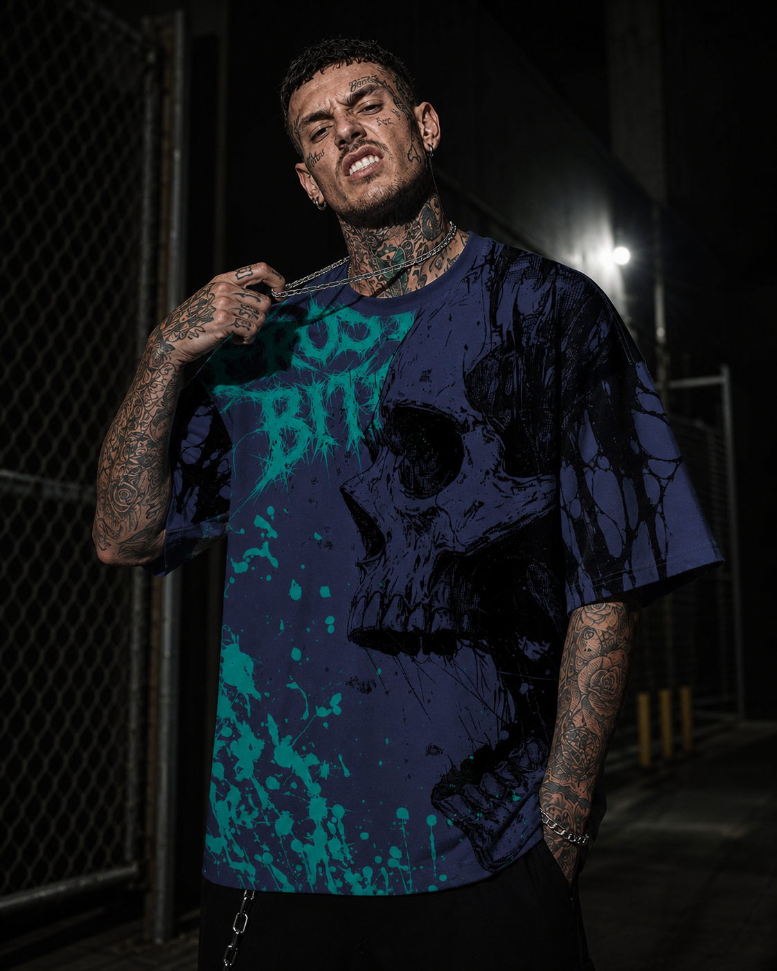 "PURPLE FREQUENCY" - Oversized T-Shirt (230GSM)