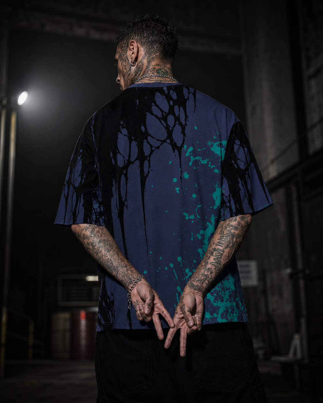 "PURPLE FREQUENCY" - Oversized T-Shirt (230GSM)
