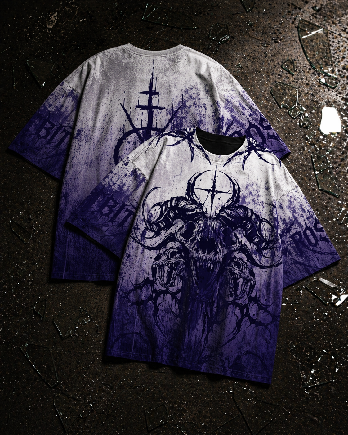 Front and backview of the Dominion Shirt