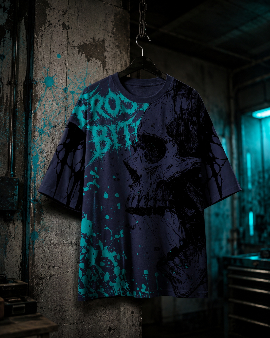 "PURPLE FREQUENCY" - Oversized T-Shirt (230GSM)