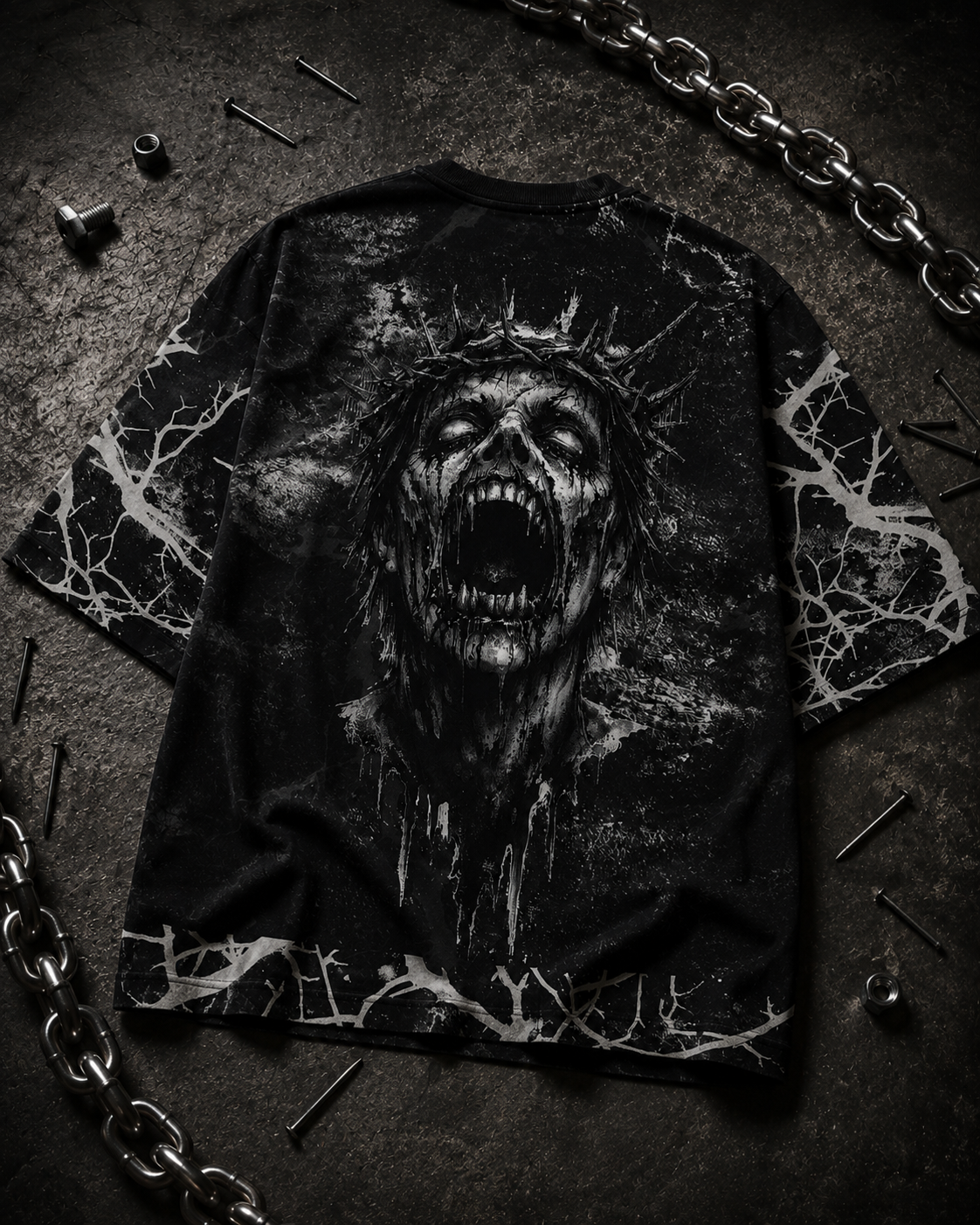 "Ashen Martyr" - Oversized T-Shirt (230GSM)